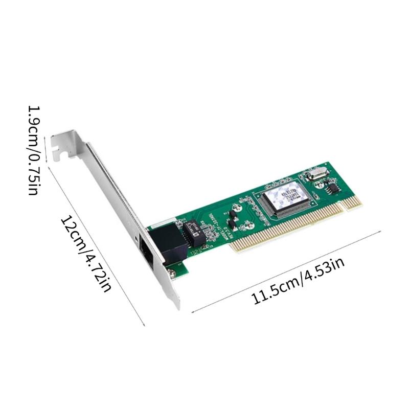 RTL8139 No Driver Required PCI Networking Card 100Mbps Fast Ethernet Adapters For Systems