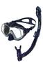 Heleiwaho Snorkel Set 2-Piece Set 100% Dry Snorkel Mask Fins Freediving Kalama Adult Underwater Goggles ID/OC