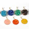 Stylish Alloy Round Drop Earrings Fashionable Metal Studs For Women In Multiple Colors