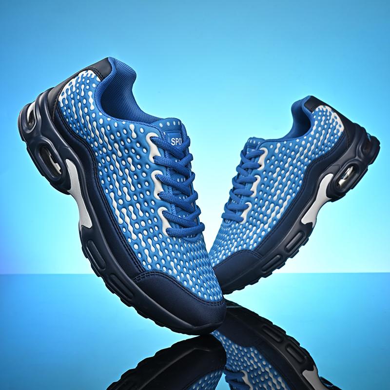 Fashion Sneakers for Men Comfort Air-cushion Running Sports Shoes Soft Sole Non-slip Trainers for Jogging Fitness Training