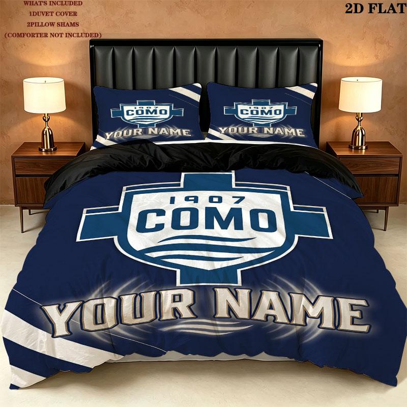 Custom Como Bedding Quilt Set Quilt Cover Pillowcase Home Decoration Birthday Gift (1 * duvet cover + 2 * pillowcase, without core)