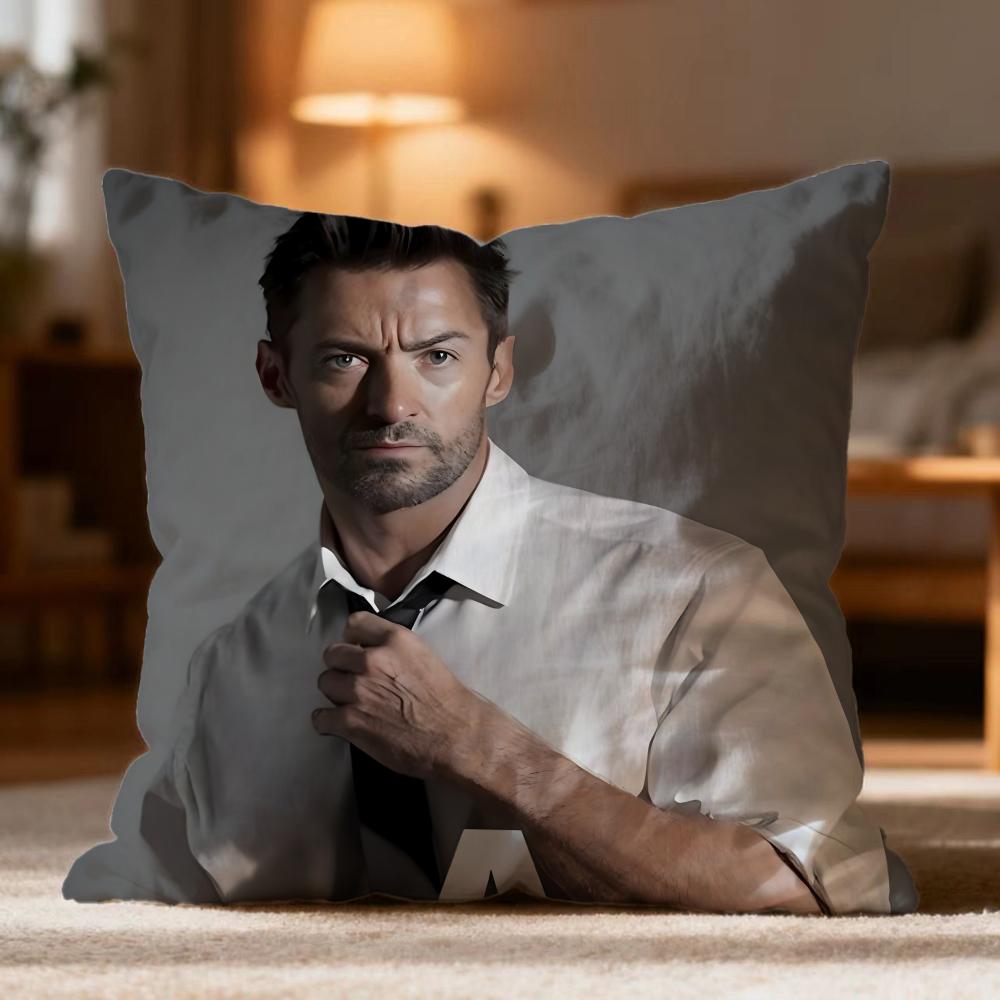 

Fashion H-Hhugh jackmaned Cushion Cover Soft Washable Pillow Case Multi-Scene for Couch Bed Travel Office Use 30cmx30cm