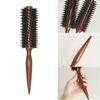6 Style Wood Handle Round Rolling Brush Straight Twill Hair Comb Boar Bristle Round Barrel Hair Curling Brush Hairdressing Tool