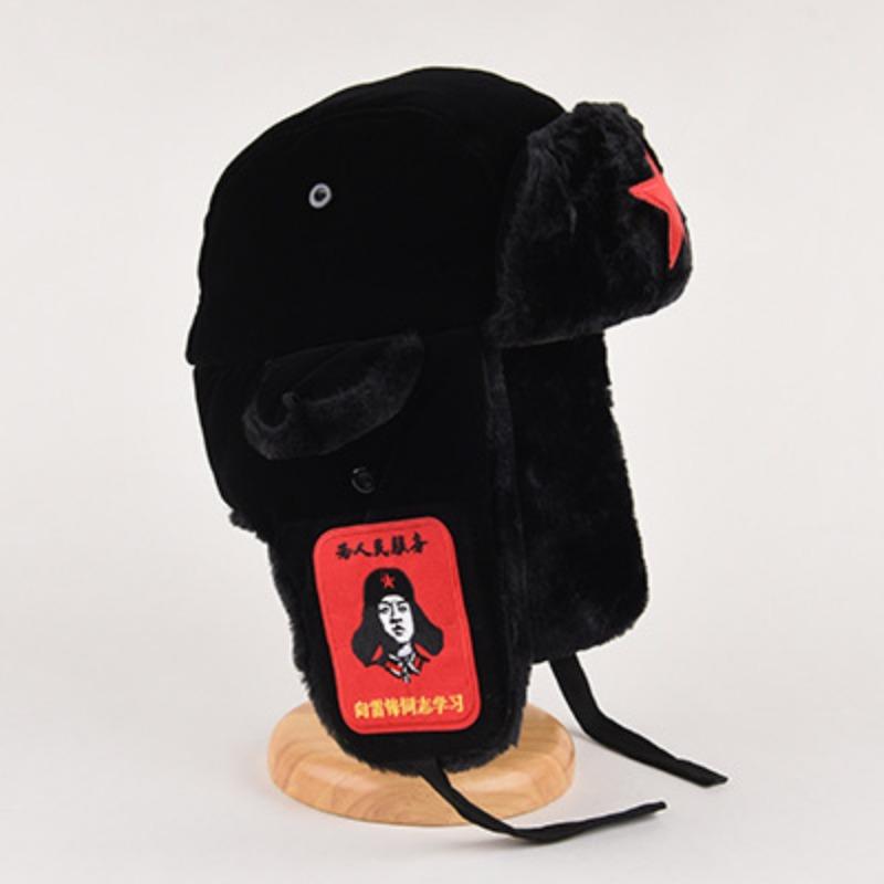 Thunderhead Cap Men's Fall and Winter Warm Cotton Cap Children's Mask Cap Plush Ear Protection Cycling Cap Europe and The United States