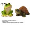 Small Tabletop Garden Decor Mini Resin Frog And Turtle Statues, Micro Landscape Animal Ornaments, Succulents Planter Embellishments Figurines for Pots