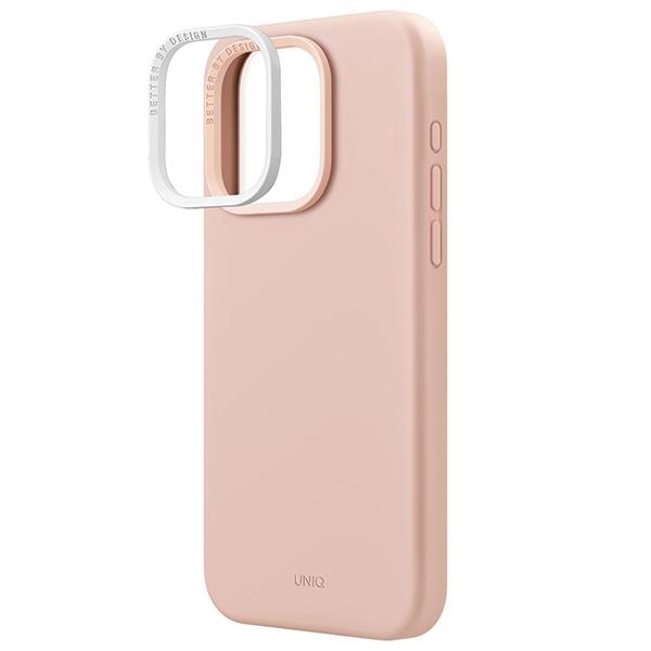 Uniq Etui Lino Hue Iphone 15 Pro Max6.7 Magclick Charging Różowy/Blush Pink