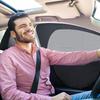 Tallew 4 Pcs Car Window Shades Screen Breathable Car Side Windows Shades Cover Mesh Front Rear Sun Universal Side Automotive Cover For Protection
