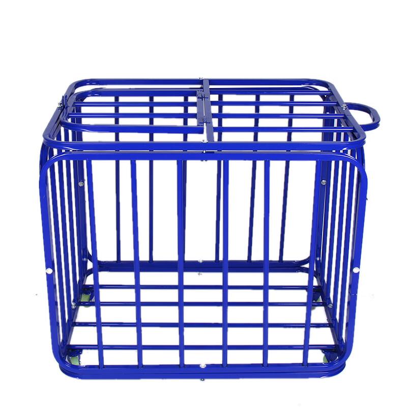 WEZHO Foldable Stainless Steel Ball Storage Cart