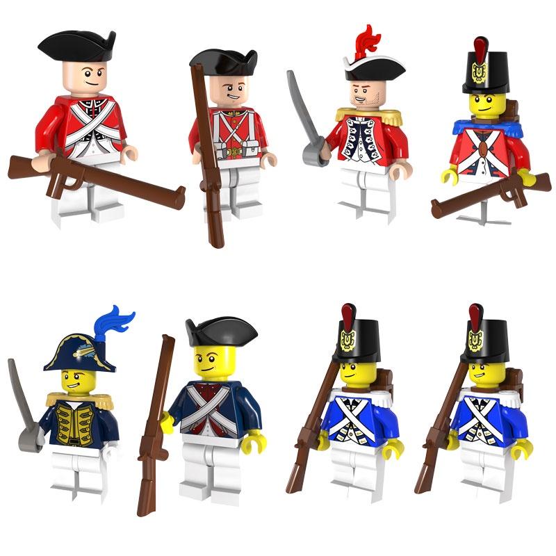 Pirate-themed Medieval Navy Admiral Building Blocks 4.5cm Height Abs Plastic