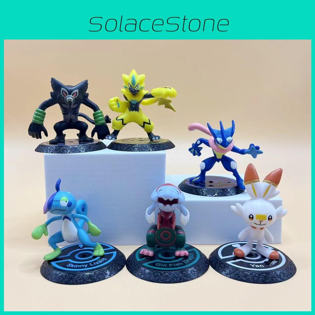 Charming 6 Piece Pvc Toy Figurines Collection Of Beloved Pocket Monsters