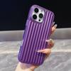 Vertical 3D Stripe Frosted Bumper Case For 17 Air 16 15 14 Pro Max Plus 13 12 11 Shockproof Soft TPU Luxury Phone Cover
