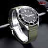 Nylonowy pasek do zegarka z żaglowego płótna 20mm 21mm 22mm dla IWC Pilot Band Wojskowy płócienny Skórzany męski bransoletka z klamrą składaną Akcesoria