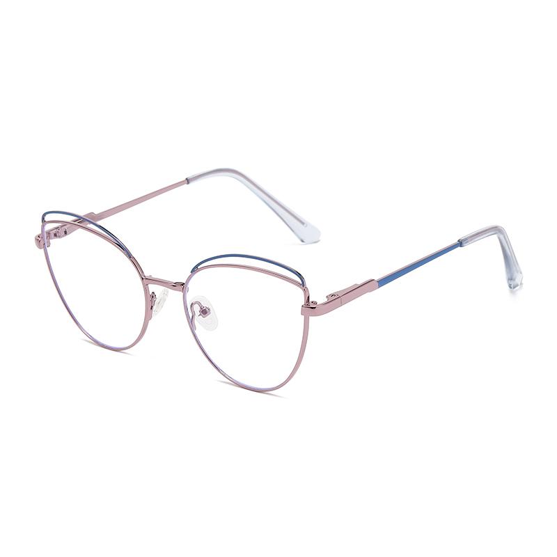 Anti-Blue Light Rays Eyeglasses Frame Women Cat Eye Glasses Brand Designer Clear Lens Computer Optical Eyewear
