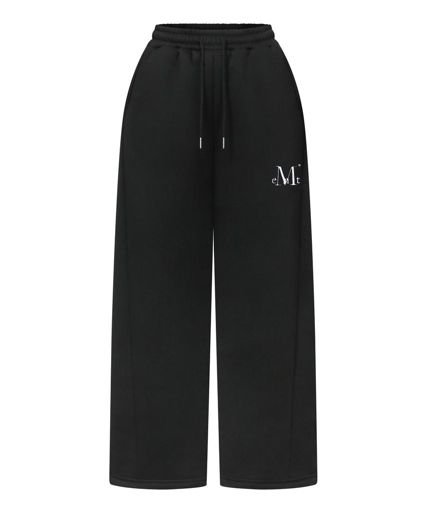 Mucent Seria Side Pintuck Back Pocket Wide Sweatpants (2 Colors)