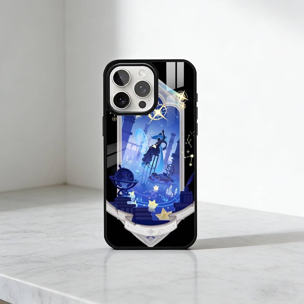 

L-Lunar A-Arcanum Cards Printed Phone Case For iPhone17,16,15,14,13 Plus,Pro Max Magnetic For Magsafe Wireless Charging iPhone14PROMAX