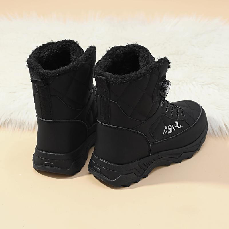 TUINANLE Hochwertige Herren-Schneestiefel Warme Plüsch-Winterschuhe Outdoor-Schneestiefel Damen Rutschfeste Plateau-Schuhe