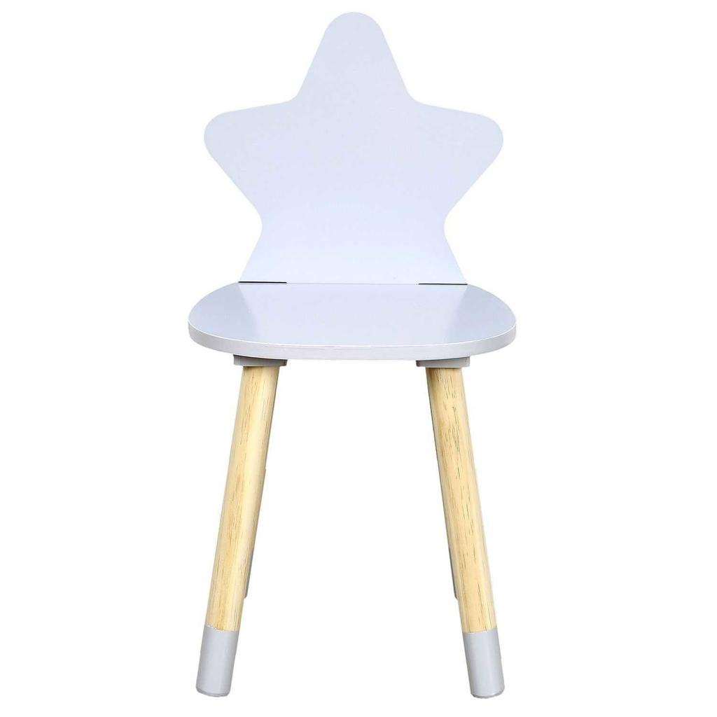 Puppe WOODEN CHAIR FOR CHILDREN GREY STAR
