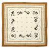JILL STUART Silk Print Petite Scarf 60108010, Women's Floral Print, Beige, Approx. 58cm W x 58cm H