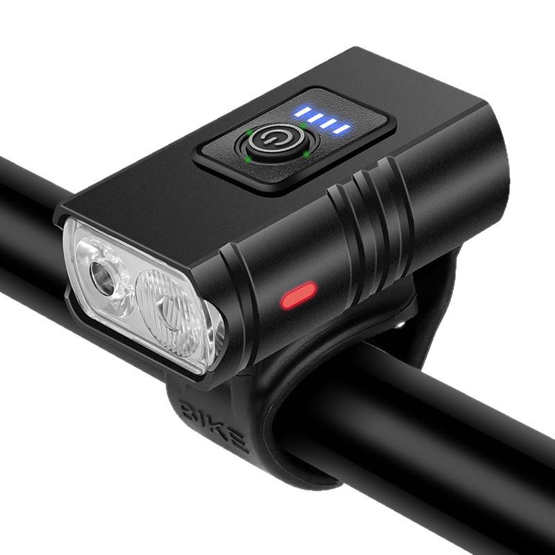 Cross2 T6 Bike Headlight: High Lumen, Power Display, Aluminum Alloy, Type-C Charging, Outdoor Cycling Light