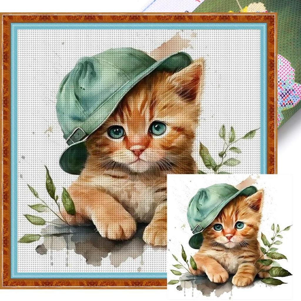 Full Embroidery Cotton Thread 18CT Printed Cross Stitch Kit Artwork