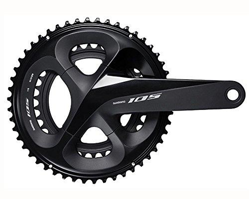 

Shimano 105 FC-R7000 105 Double chainset, HollowTech II 172.5 mm 50/34T, Black