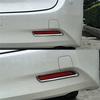 Authentic 1 Pair Fog Light Cover Rear Bumper Reflector Cover Car Carbon Fiber For Toyota Alphard Vellfire 2015-