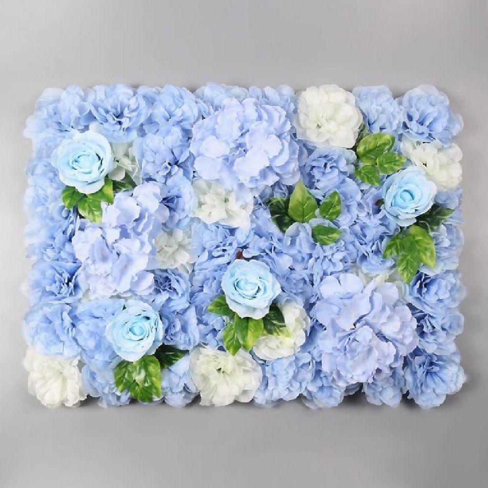 Realistic Wedding Wall Backdrop Handmade Silk Rose Flower Wall  Stage Supplies