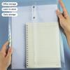 2Pcs Waterproof Envelopes With Cord Buckle Super Thick A4 Size Plastic Folder Extended Angle Braces Reusable Clear Envelopes
