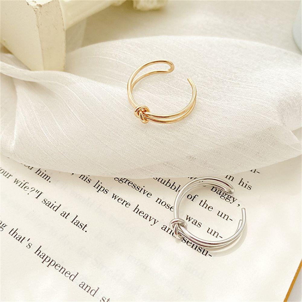 

Fashion Women Open Ring Simplicity Knot ring Finger Ring Index finger ring Adjustable