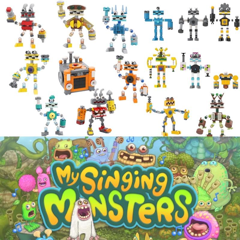 Moc My Singing Monster – Lernbausteine für die intellektuelle Entwicklung und die Eltern-Kind-Kommunikation (auf Lager)