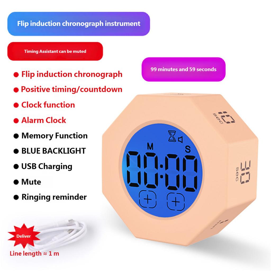 Clear Visibilities Gravities Flipping Kitchen Timers Timing Tool for Accurate Time Control and Easy Operation in Daily Use