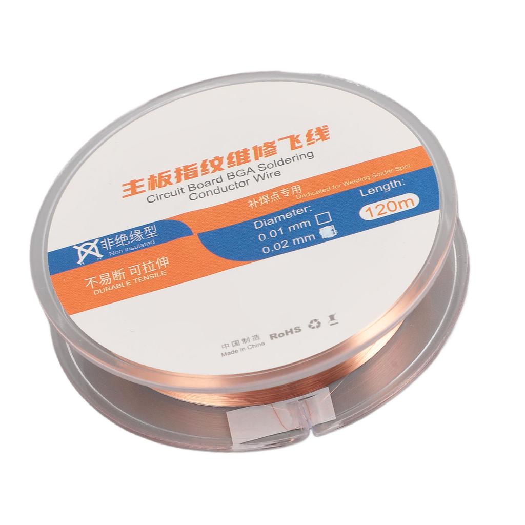 Phone Chip Conduction Wire 120m Copper Phone Motherboard Soldering Jump Wire for Welding Repair