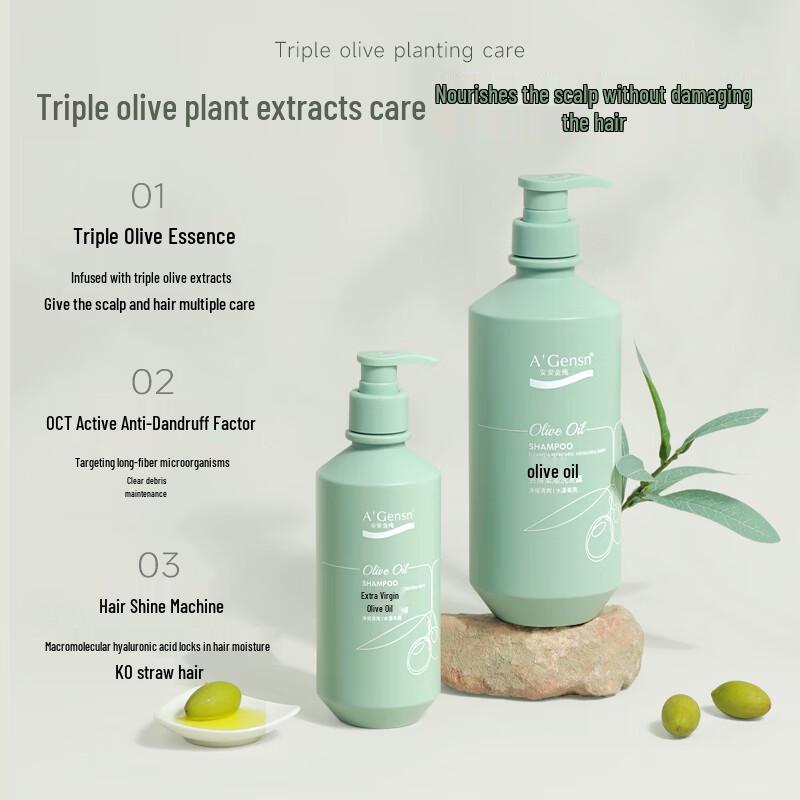 An'an Gold Pure 6-Piece Anti-Dandruff Hair & Body Care Set