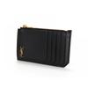 Saint Laurent Tiny Monogram Gold Zip Card Wallet 629899 02g0w