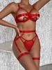 CP5XL Sensual Lingerie Open Bra Kit Push Up Uncensored Fancy Exotic Sets Heart-Shaped Embroidery Fairy Beautiful Underwear