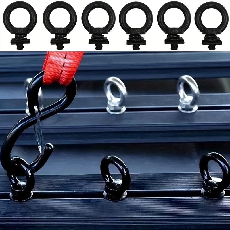 6pcs M8 Stainless Steel Roof Rack Slot Bolts - Heavy Duty Hex T-Slot Bolts with Locking Mechanism for Car Roof Rack Systems