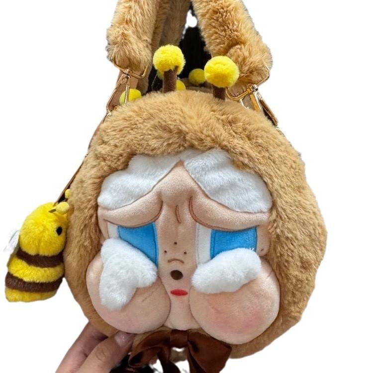 Bee Crybaby Itabag Plush Kids Crossbody Bag Lightweight Handbag Outings Casual
