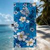 Blue Hibiscus Towel Quick Drying Beach Towels Are Suitable For Swimming Pools Camping Yoga And The Gym