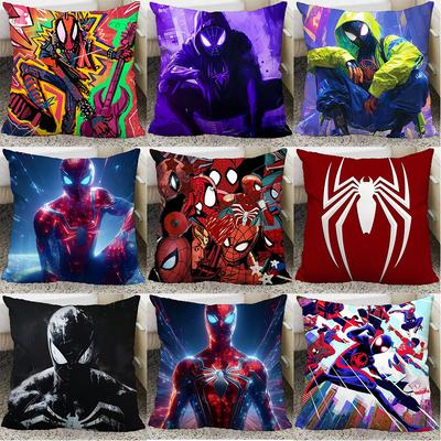 Spider-man Pillow Cover Living Room Sofa Cushion Cover Room Bed Pillow Cover Studio Bedroom Home Decoration