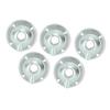 5PCS Industrial Lamp Shade Iron Warehouse Factory Mining Light Lampshade Internal Thread G1 2