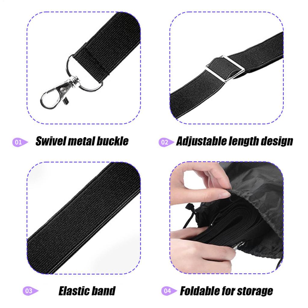 Horse Blanket Sheet Leg Straps Horse Blanket Elastic Leg Straps Adjustable Quick-Release Accessories Equestrian Riding Belt