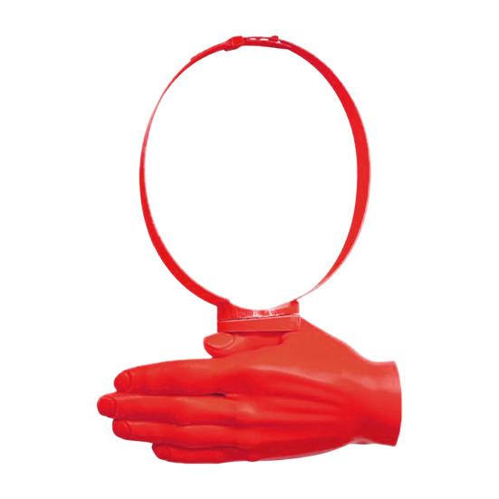 Sluneční klobouk 3D tištěný Visor na hlavu Ochrana proti UV záření Ergonomický design dlaně Nositelné Stínící čepice na hlavu s otevřeným rámem