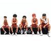 Denyeet Slam Dunk Figures: Hanamichi Sakuragi, Ryota Miyagi, Hisashi Mitsui, and Kaede Rukawa, Model Toys for Car Decoration, Anime Figures, Approx. 8