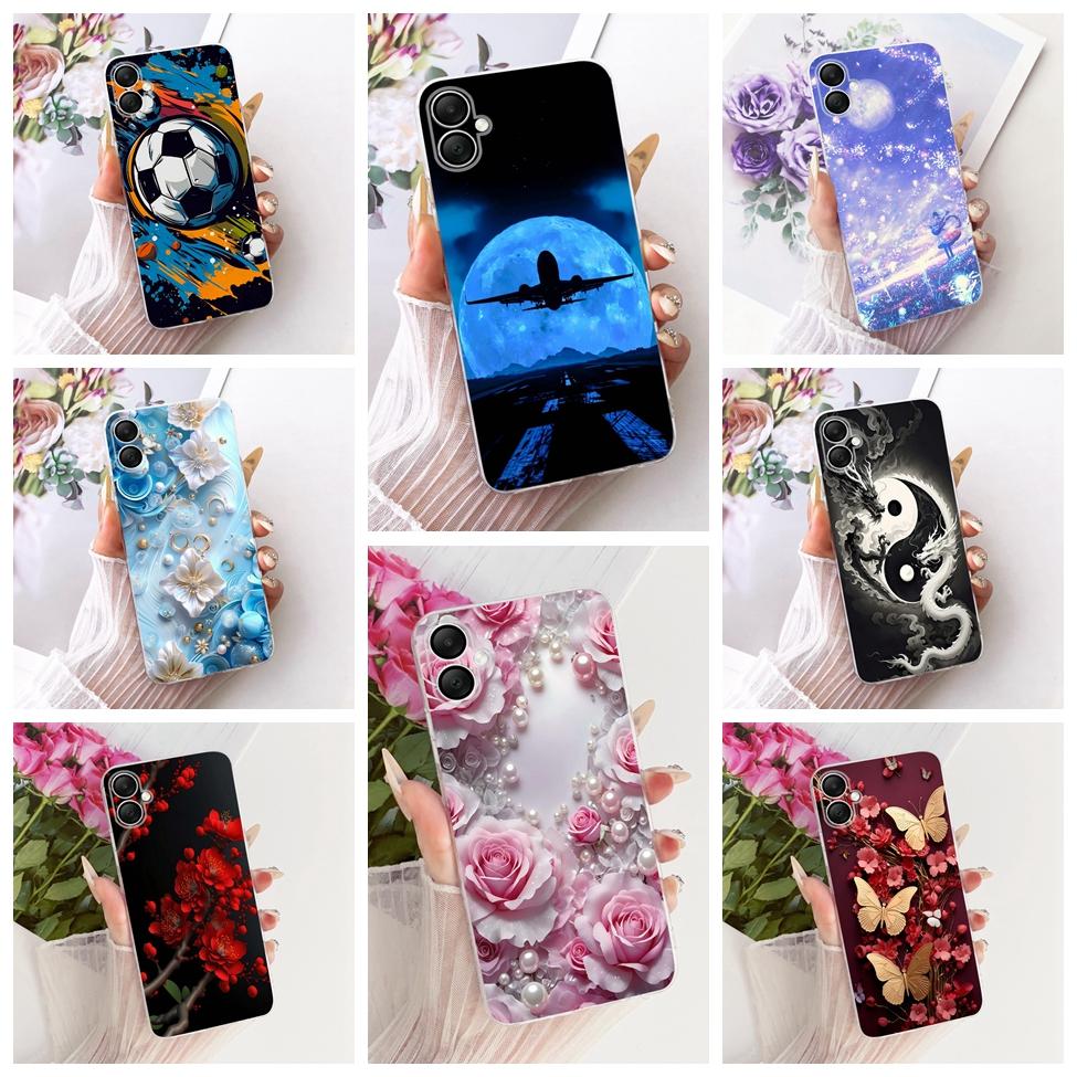 Clear Cover For Samsung Galaxy A06 4G Case Cute Cat Fashion Cool 2D Painted Casing For Samsung A06 4G SM-A065F SM-A065M