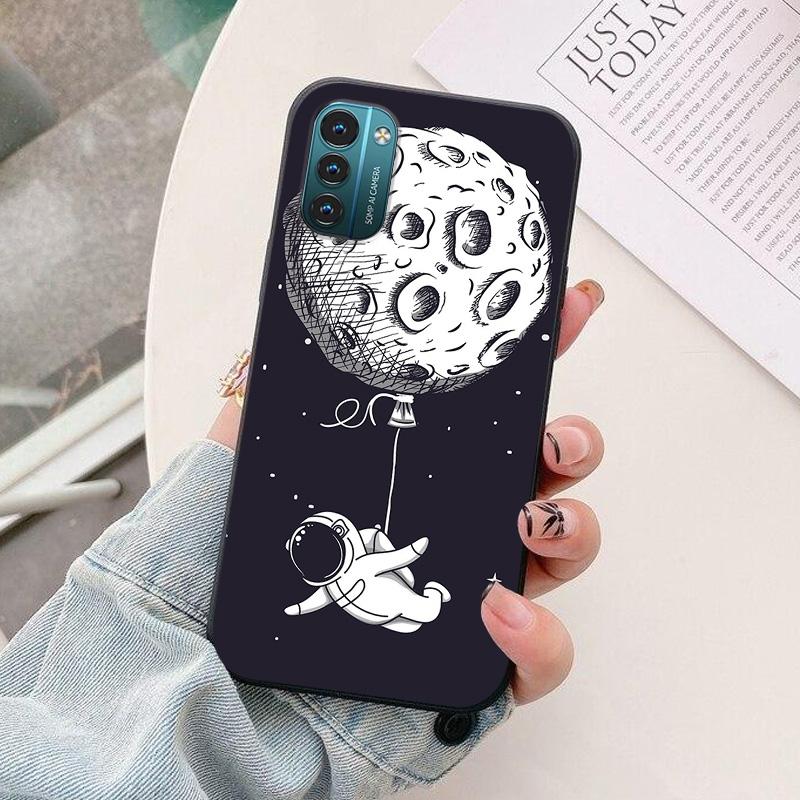 For Nokia G21 Phone Case astronaut Silicone Camera Protection Back Cover For Nokia G11 G 21 G21 Funda Coque