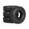 4PCS 115MM 1.9" Rubber Tires with Insert Foam for Beadlock Wheels Rim 1/10 RC Crawler Chassis SCX10 TRX4 Capra TF2 HB