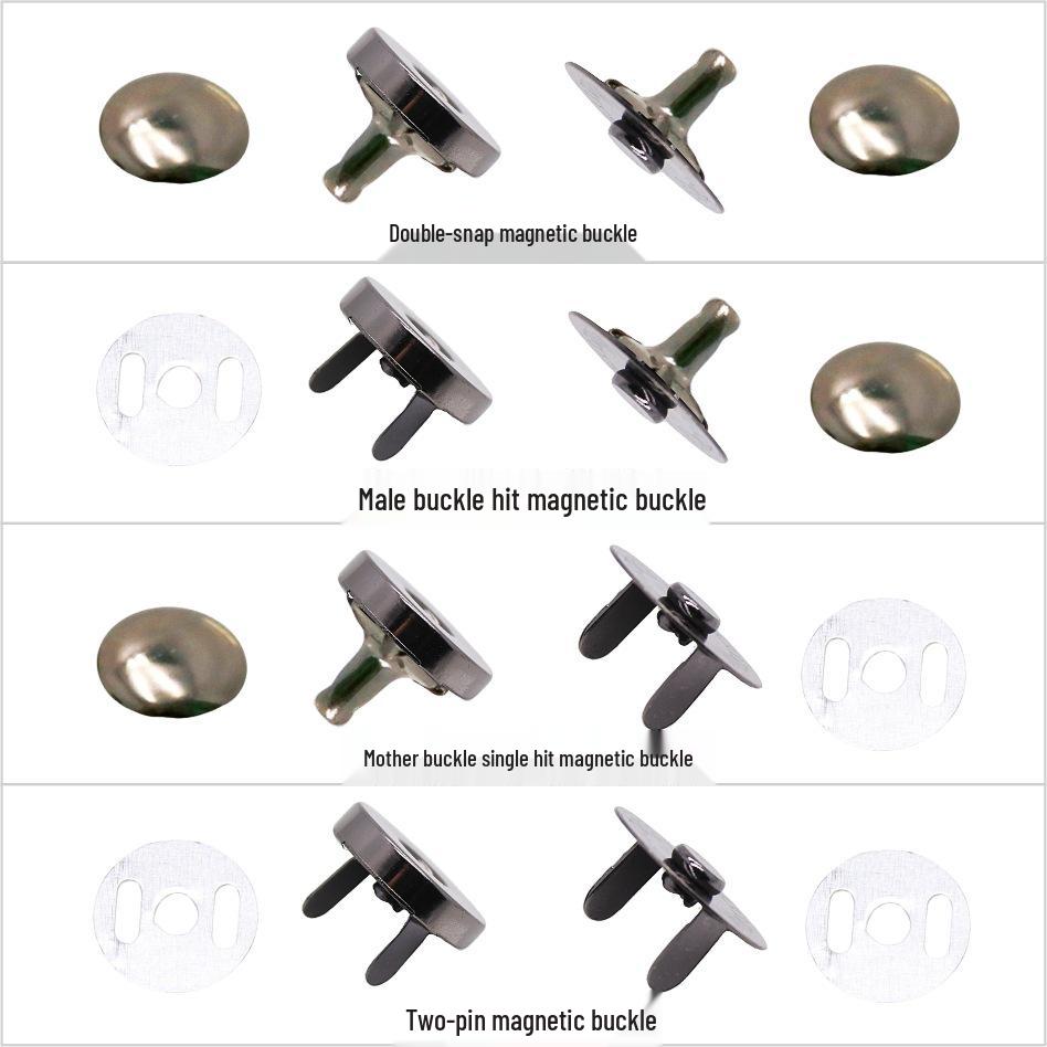 Ultra-Thin 18mm Magnetic Snap Button, Luggage Rivet, 14mm Magnetic Buckle