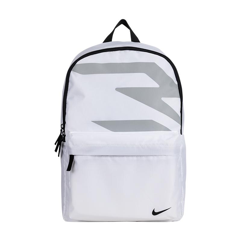 Nike Polyester Backpack Unisex White/Black/Gray Casual N32433014GS-001