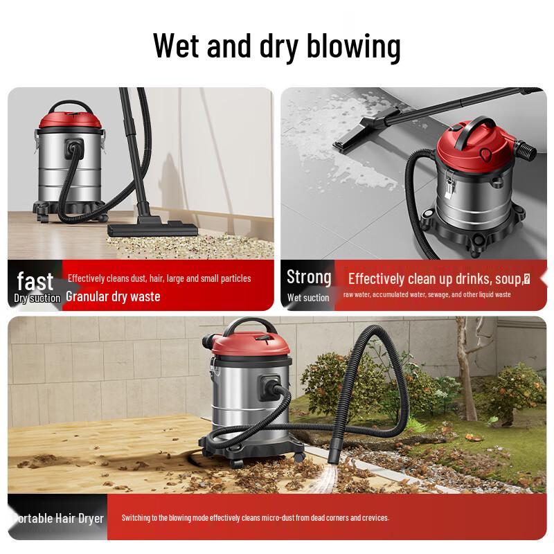 Yangzi CX630P 20L Wet/Dry/Blow Vacuum Cleaner