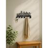 Metal Wall Hooks Set, Entryway & Bathroom Organizer for Keys, Towels, Dog Leashes, Home Decor